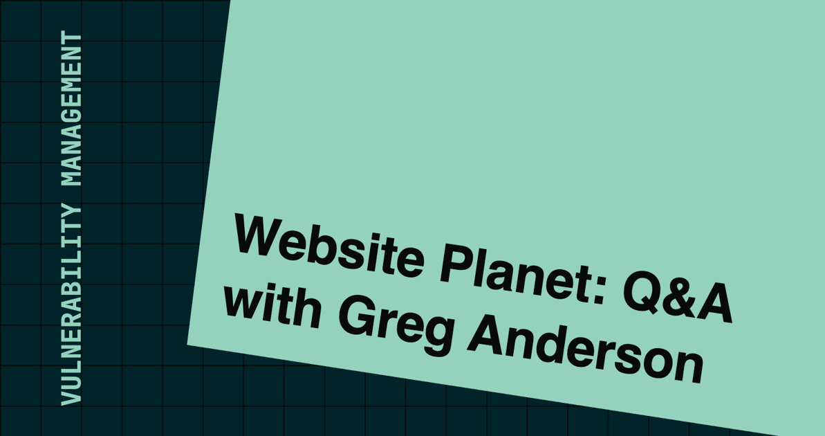 Website Planet: Q&A with Greg Anderson
