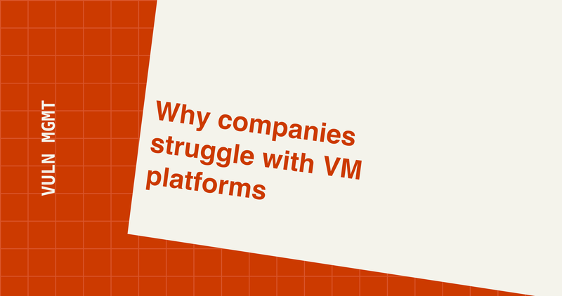 Why Do Companies Struggle With Vulnerability Management Platforms?