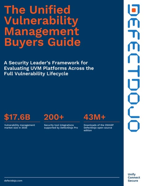 The Unified Vulnerability Management Buyers Guide cover