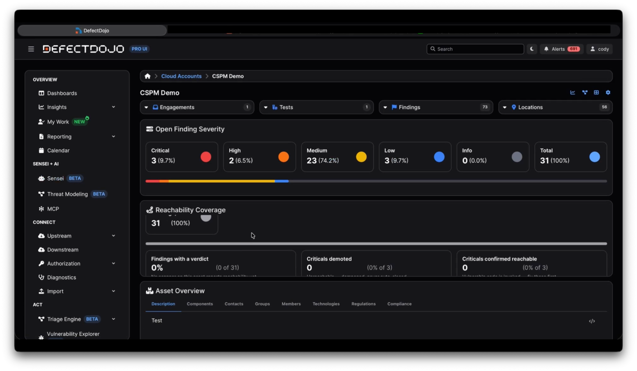 DefectDojo Sensei Now Fixes Your Cloud Too: CSPM for AWS, Azure, and GCP